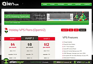 AlienVPS – $12/Year 190MB OpenVZ VPS with DDoS Protection in Las Vegas AlienVPS – $12/Year 190MB OpenVZ VPS with DDoS Protection in Las Vegas