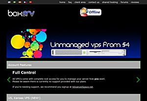 boxSRV – £2.50 128MB OpenVZ VPS in Kansas City boxSRV – £2.50 128MB OpenVZ VPS in Kansas City