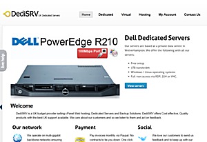 DediSRV – £2.50 128MB Xen VPS in UK DediSRV – £2.50 128MB Xen VPS in UK