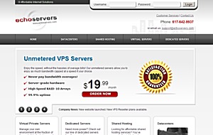 EchoServers – $5.99 192MB OpenVZ VPS EchoServers – $5.99 192MB OpenVZ VPS