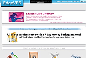 EdgeVPS – $6 512MB OpenVZ VPS in Asheville EdgeVPS – $6 512MB OpenVZ VPS in Asheville