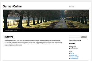 GarmanOnline – $7 256MB KVM VPS GarmanOnline – $7 256MB KVM VPS
