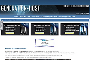 Generation-Host - $6.25 256MB Xen VPS in Chicago
