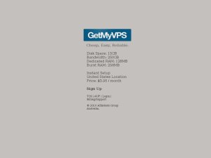 GetMyVPS – $3.95 128MB OpenVZ VPS GetMyVPS – $3.95 128MB OpenVZ VPS