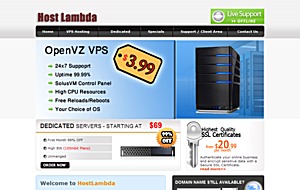 HostLambda – $32/Year OpenVZ VPS with 128MB HostLambda – $32/Year OpenVZ VPS with 128MB
