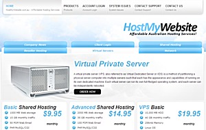 HostMyWebsite - AUD$5 VPS with 256MB
