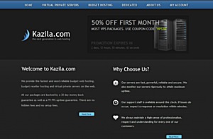 Kazila – $55/Year 256MB Xen VPS Kazila – $55/Year 256MB Xen VPS