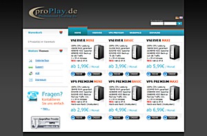 proPlay – €5.97/3 Months 256MB OpenVZ VPS in Germany proPlay – €5.97/3 Months 256MB OpenVZ VPS in Germany