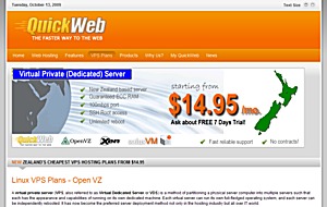 QuickWeb - $4.95 160MB OpenVZ VPS Exclusive Offer QuickWeb - $4.95 160MB OpenVZ VPS Exclusive Offer