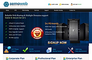 SemoWeb – $21/Year 256MB OpenVZ VPS SemoWeb – $21/Year 256MB OpenVZ VPS