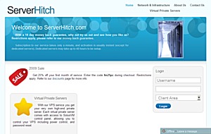 ServerHitch – $5.24 OpenVZ VPS with 128MB ServerHitch – $5.24 OpenVZ VPS with 128MB