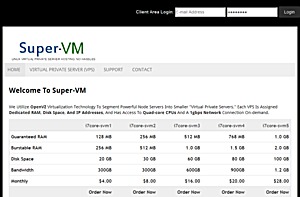 Super-VM – $4 256MB OpenVZ VPS in Chicago/Scranton Super-VM – $4 256MB OpenVZ VPS in Chicago/Scranton