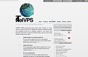 TelVPS – $5.81 256MB OpenVZ VPS in Germany TelVPS – $5.81 256MB OpenVZ VPS in Germany
