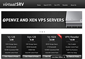 VirtualSRV - $2.99 128MB OpenVZ VPS in Chicago