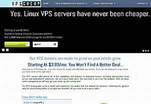 VPSCheap.net – $3.99 128MB OpenVZ VPS in Chicago VPSCheap.net – $3.99 128MB OpenVZ VPS in Chicago